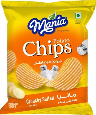 Mania Salted Potato Chips, 52 G